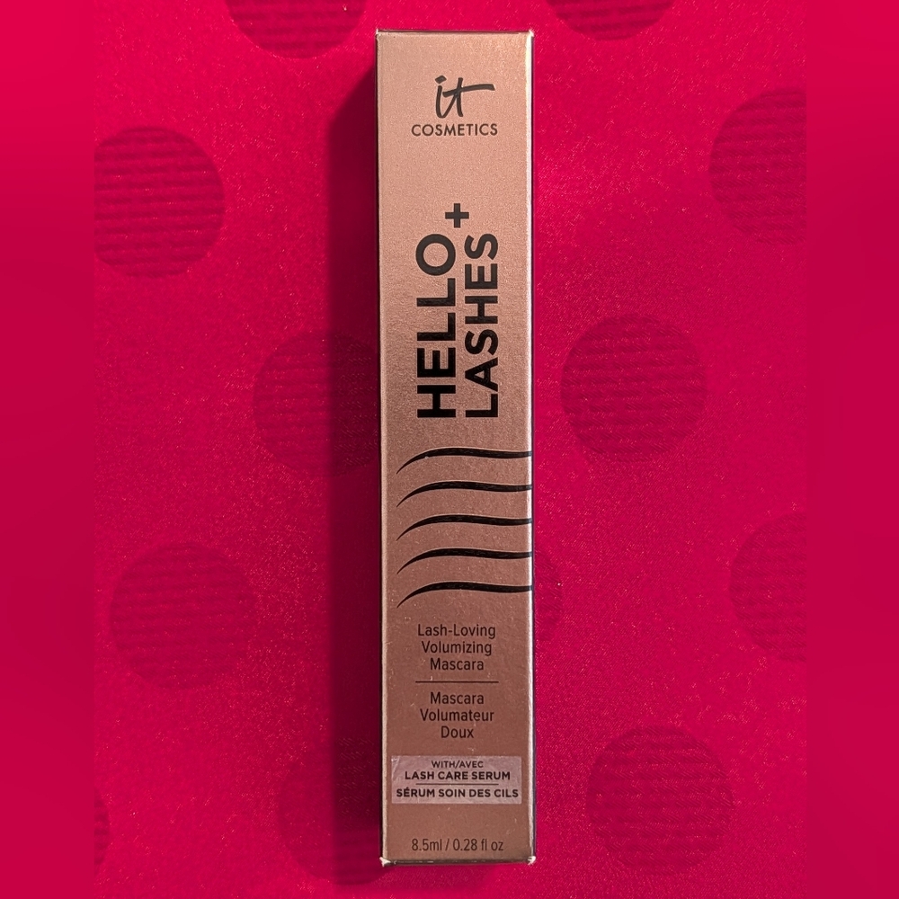 Hello Lashes+ Volumizing Mascara with Lash Serum IT Cosmetics Black New In Box